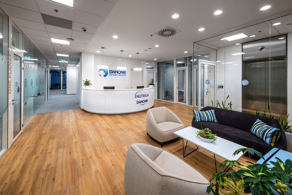 Danone/Nutricia má nové kanceláře V parku