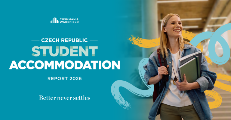 Student demand for accommodation in the Czech Republic significantly exceeds available capacity
